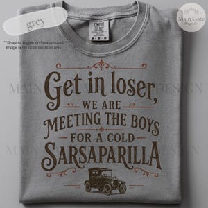 Carousel of Progress Inspired Comfort Colors Shirt, Retro Sarsaparilla Tee, Disney World Inspired Shirt image 5