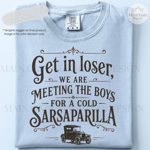 Carousel of Progress Inspired Comfort Colors Shirt, Retro Sarsaparilla Tee, Disney World Inspired Shirt image 8