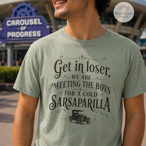 Carousel of Progress Inspired Comfort Colors Shirt, Retro Sarsaparilla Tee, Disney World Inspired Shirt