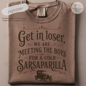 Carousel of Progress Inspired Comfort Colors Shirt, Retro Sarsaparilla Tee, Disney World Inspired Shirt image 6