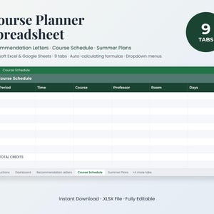 Grandparent Homeschool Course Planner, Tutor Learning Tracker (Digital Download)