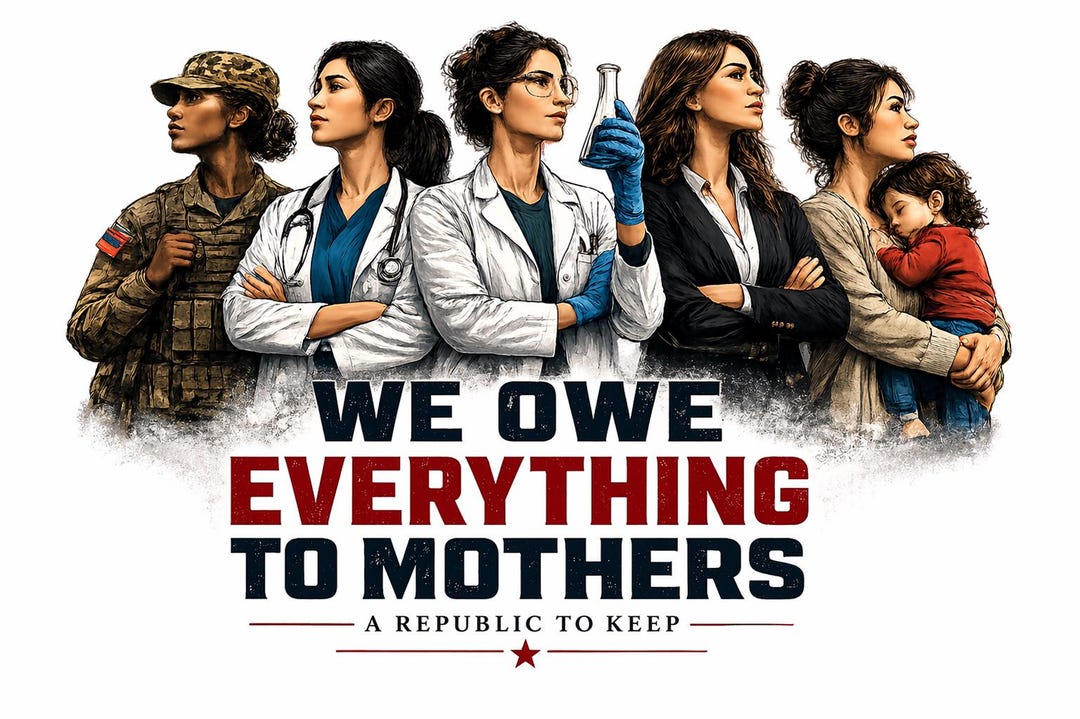 We Owe Everything to Mothers Shirt: Patriotic Strong Women Tee - Etsy
