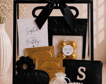 Caja de regalo personalizada para mimarla / Set de regalo de feliz cumpleaños / Cesta de relajación y mimos / Paquete de autocuidado / Regalo para buzón