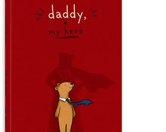 Personalisiertes Papa-Buch – Papa James, mein Held – Individuelles Vatertagsgeschenk für Papa von Sohn oder Tochter – Personalisiertes Bilderbuch