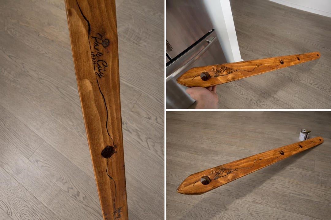 Custom Shot Ski Personalized Wooden Shot Ski Bachelor Party Gift ...