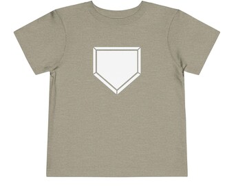 Baseball Home Plate Toddler Tee | Sports Shirt, Kids Baseball Top