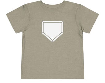 Baseball Home Plate Toddler Tee | Sports Shirt, Kids Baseball Top