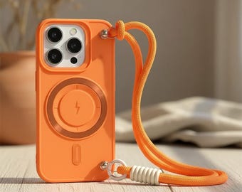 Luxury Nylon Wristband Phone Case | Flip Up Lens Holder Magnetic iPhone Cover