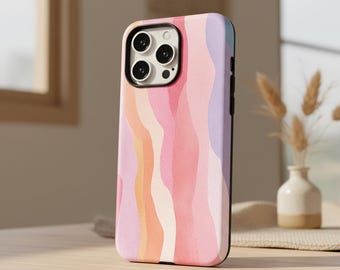Silicone Art iPhone Case, MagSafe, Shockproof Cover (iPhone 16-12 Pro Max)