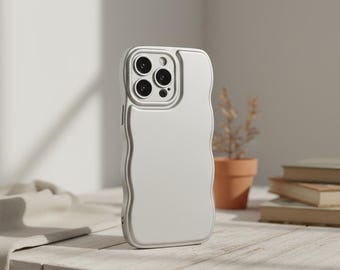 Wave Silicone Phone Case | Shockproof Liquid Silicone Cover for iPhone 16 Pro Max