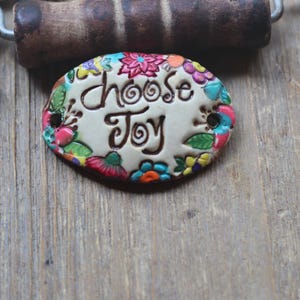 Choose Joy Bracelet Connector Artisan Style Unique jewelry making