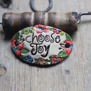 Choose Joy Bracelet Connector Artisan Style Unique jewelry making