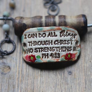 I can do all things through Christ who strengthens  me Artisan aromatherapy