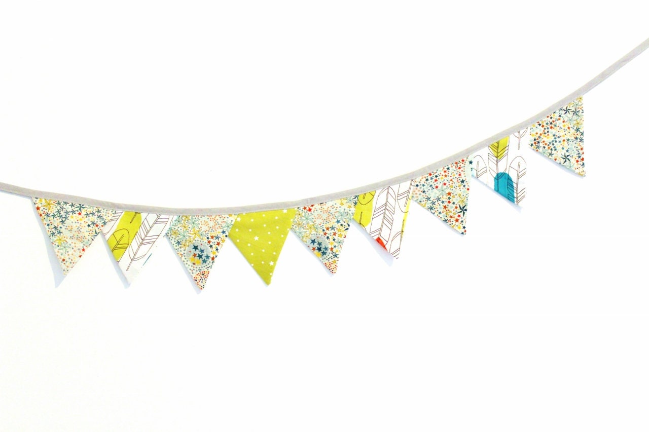 Guirlande de Petits Fanions en Liberty Adelajda Multicolore - en Stock