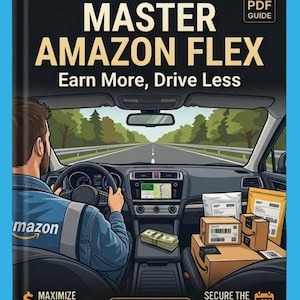 Guía en PDF de Amazon Flex: Gana más, conduce menos, consigue mejores turnos / Consejos y estrategia