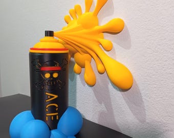 Lampada LED "Mugiwara Spray" 3D - Edizione Pirata