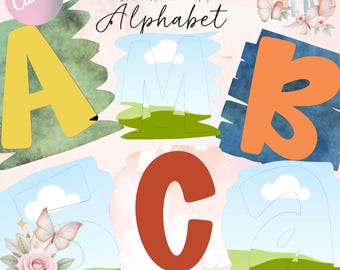 Ransom-style alphabet for Canva – Creative letters to personalize | DIY digital file for scrapbooking & crafts