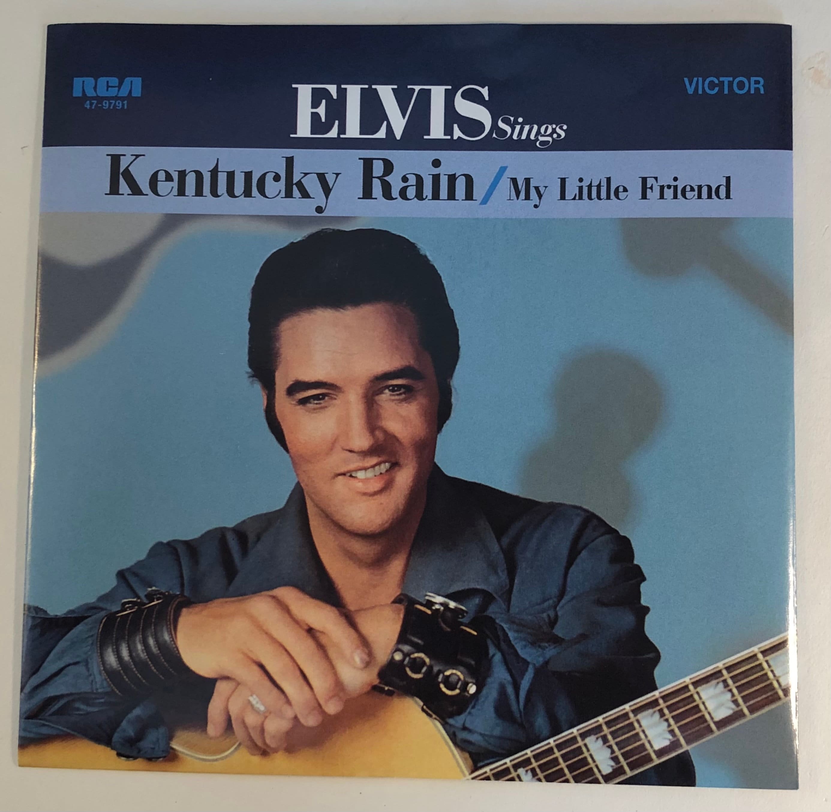 Elvis Presley / Kentucky Rain & My Little Friend / RCA Red Vinyl 45 W PS /  Mint - Etsy UK