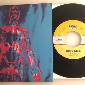 年末値下げ中　90年代 NIRVANA SLIVER M&O sizeL Nirvana / Sliver & Dive / Sub-pop 1990 45 PS / Mint - Etsy