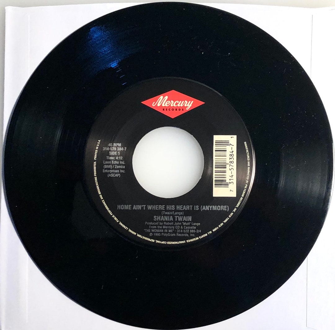SHANIA TWAIN / Home Ain't Where the Heart is anymore / 45rpm / Mint Etsy