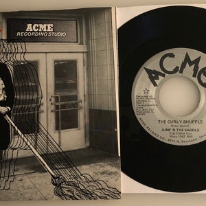 Jump &#39;n The Saddle / The Curly Shuffle / Original ACME 45 with Picture Sleeve / NM