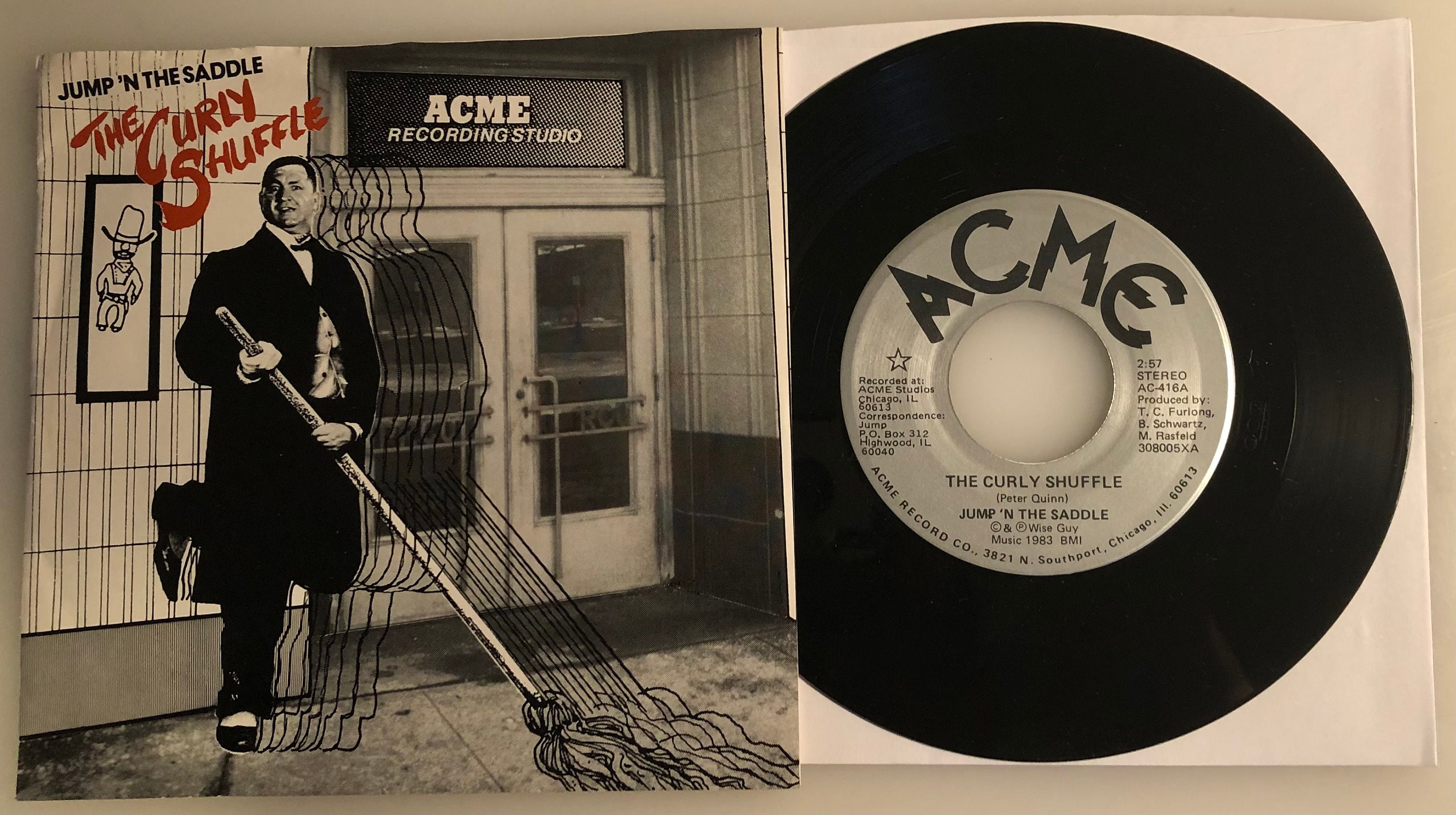 Jump 'n the Saddle / the Curly Shuffle / Original ACME 45 With