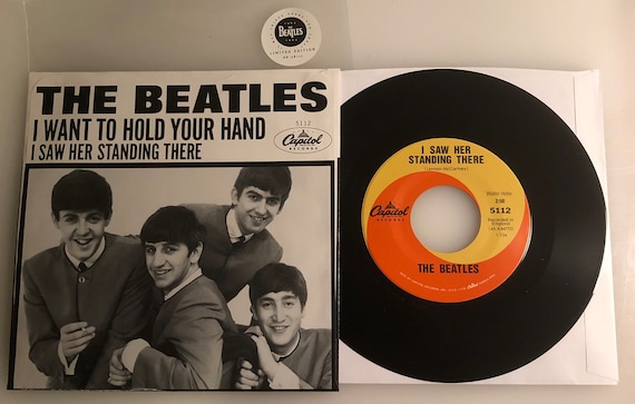 The Beatles 'I Want to Hold Your Hand' 30th Anniversary 45 & PS