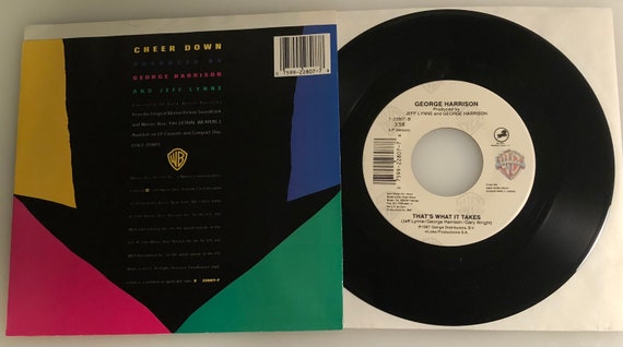 George Harrison / Cheer Down / 1989 WB 45 W/ Picture Sleeve / Mint