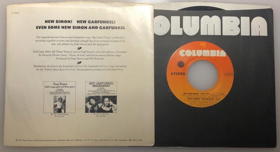 Simon & Garfunkel – My Little Town プロモ7\" Simon & Garfunkel - My Little Town (Audio) - YouTube