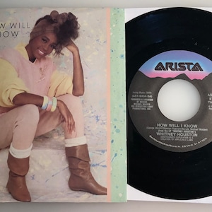 Whitney Houston / How Will I Know & Someone For Me / 1985 Arista 45 / Mint