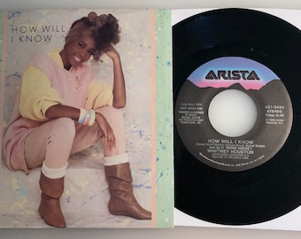 Whitney Houston / How Will I Know & Someone For Me / 1985 Arista 45 / Mint