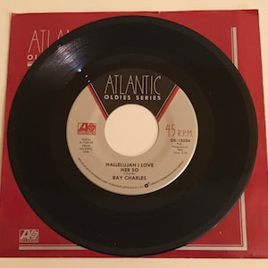 Ray Charles / Hallelujah I Love Her So / Atlantic 45rpm / Mint