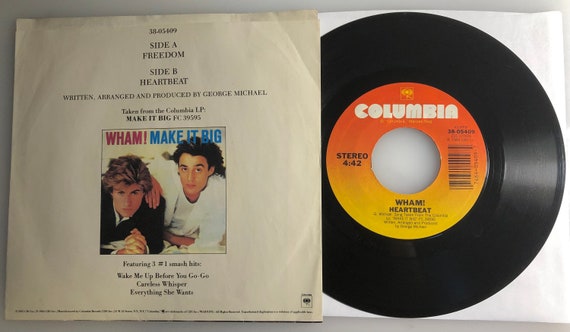 Wham! / Freedom / 1984 45 W Picture Sleeve / Great! - Etsy