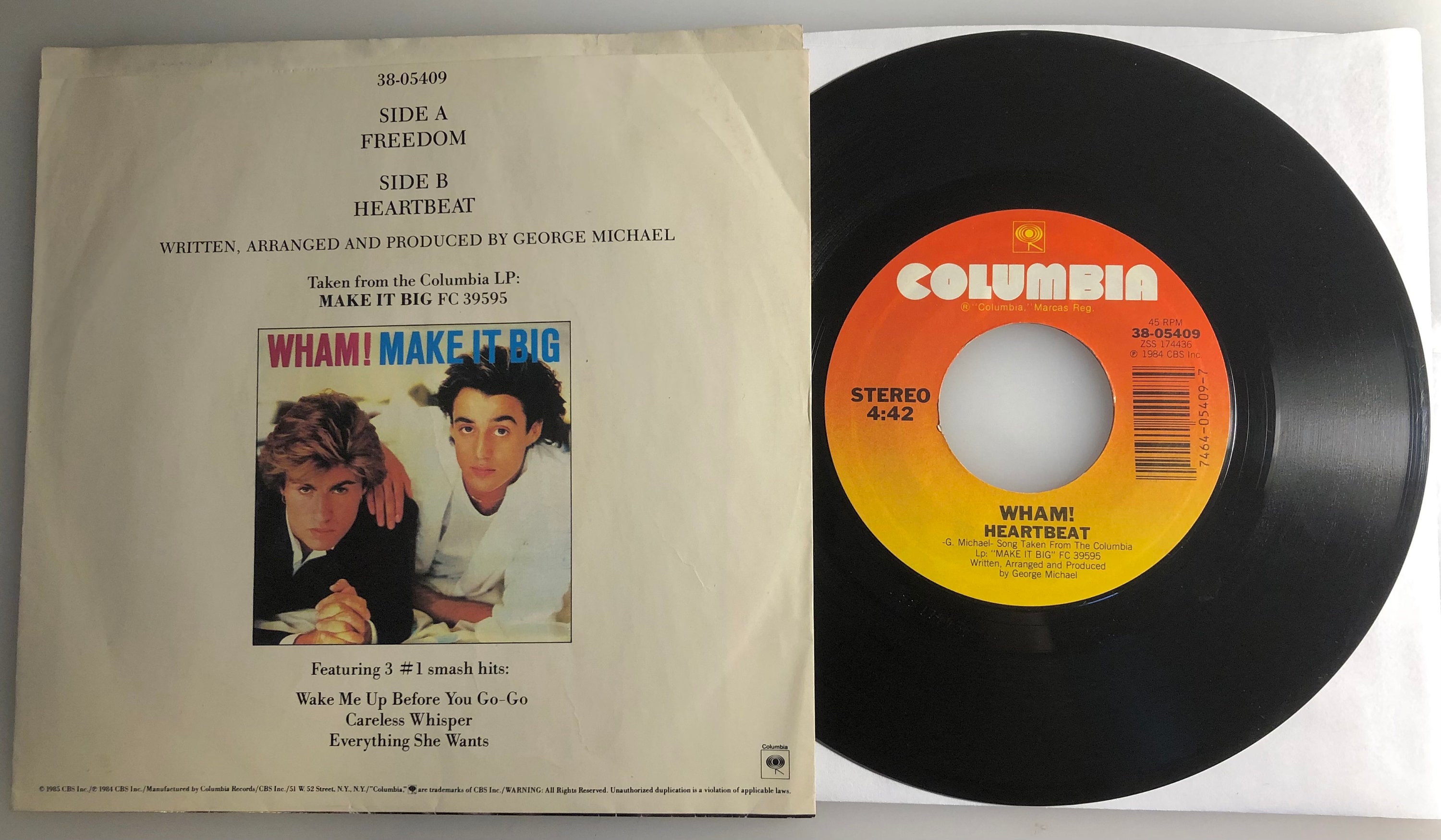 邦楽 Wham! WHAM! Star Box JAPAN CD ESCA5857 w/OBI + PS BOOKLET 1993