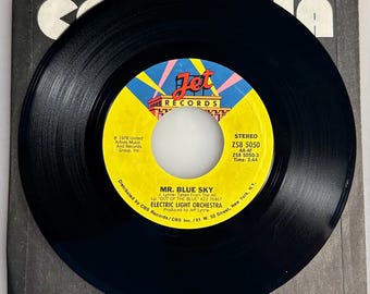 Electric Light Orchestra / Mr. Blue Sky / 1978 JET vinyl 45  / NM