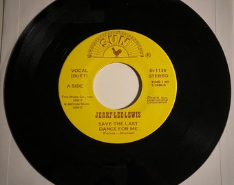 ジェリー・リー・ルイス - Save The Last Dance 1978年 US SUN 45回転シングル盤 (新品同様)