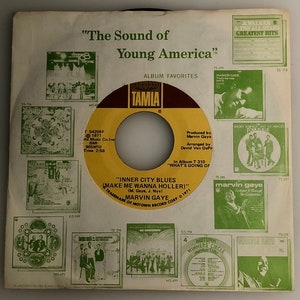 Marvin Gaye / Inner City Blues (Make Me Wanna Holler) / Tamla Motown 1971 45rpm / NM+