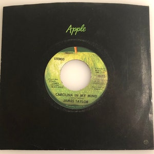 James Taylor / Carolina In My Mind & Something&#39;s Wrong / 1970 45 / NM+
