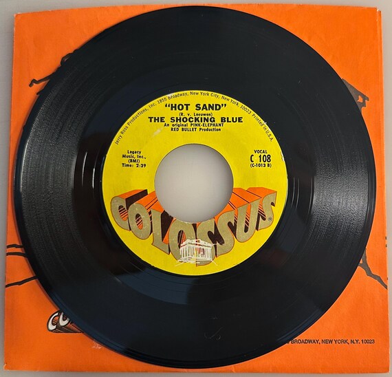 Shocking Blue / Venus & Hot Sand / 1969 45 Rpm With PS / NM- - Etsy