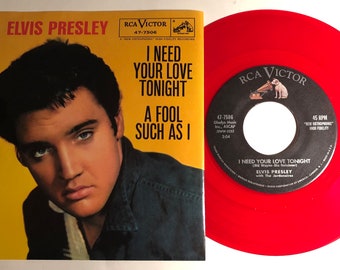 elvis presley I NEED YOU SO レコード Elvis Presley – I Need You So – Vinyl (Golden Opaque, 7