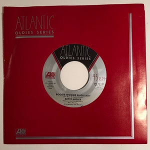 Bette Midler / Boogie Woogie Bugle Boy & Do You want to Dance? / Jaren &#39;90 Atlantic 45 / NM