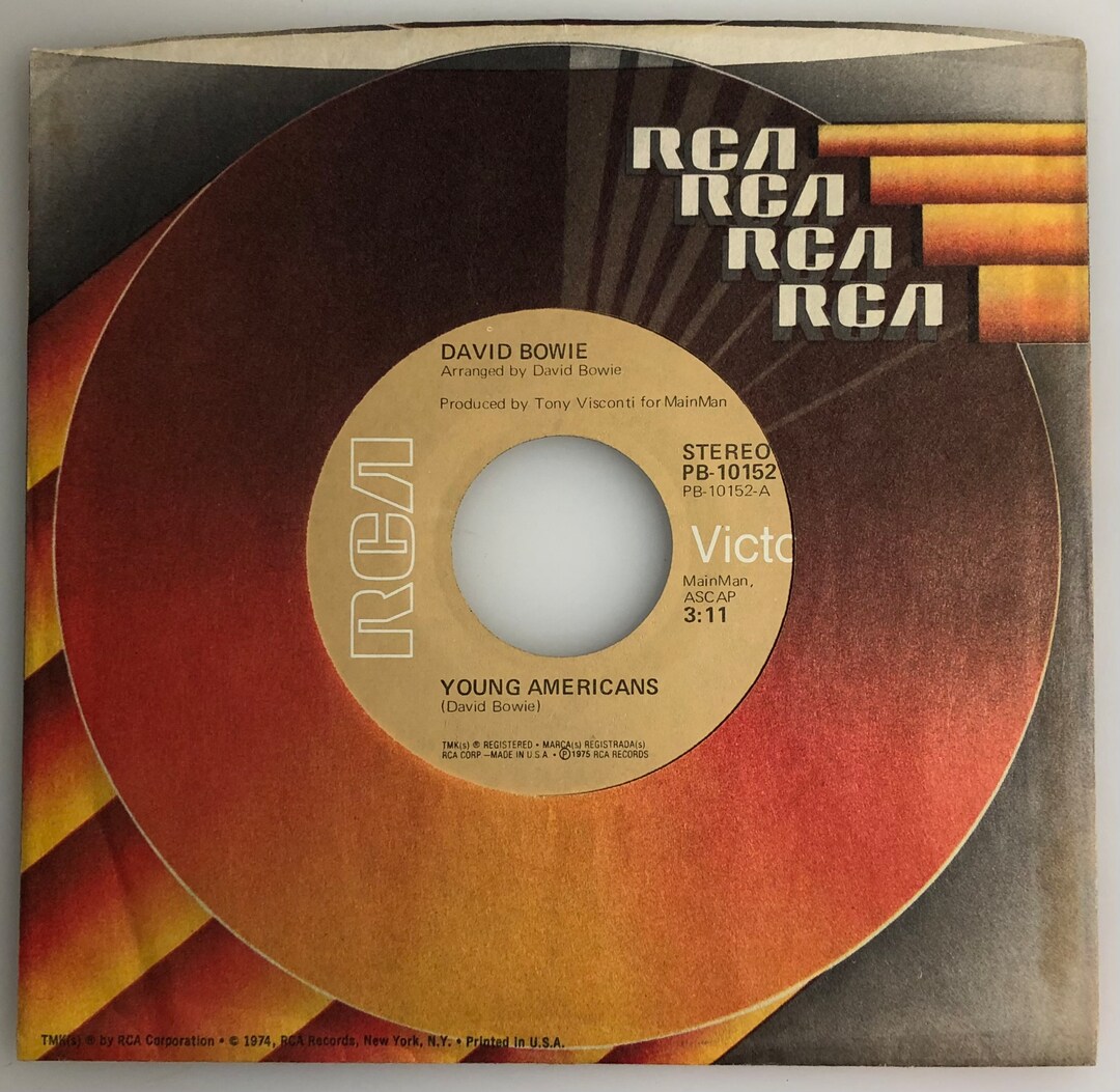 David Bowie / Young Americans & Knock on Wood / 1975 RCA Original RCA ...