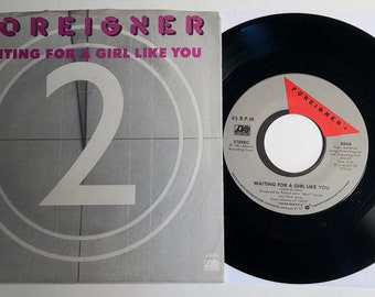 Foreigner / Waiting For A Girl Like You /  1981 45rpm with PS / NM