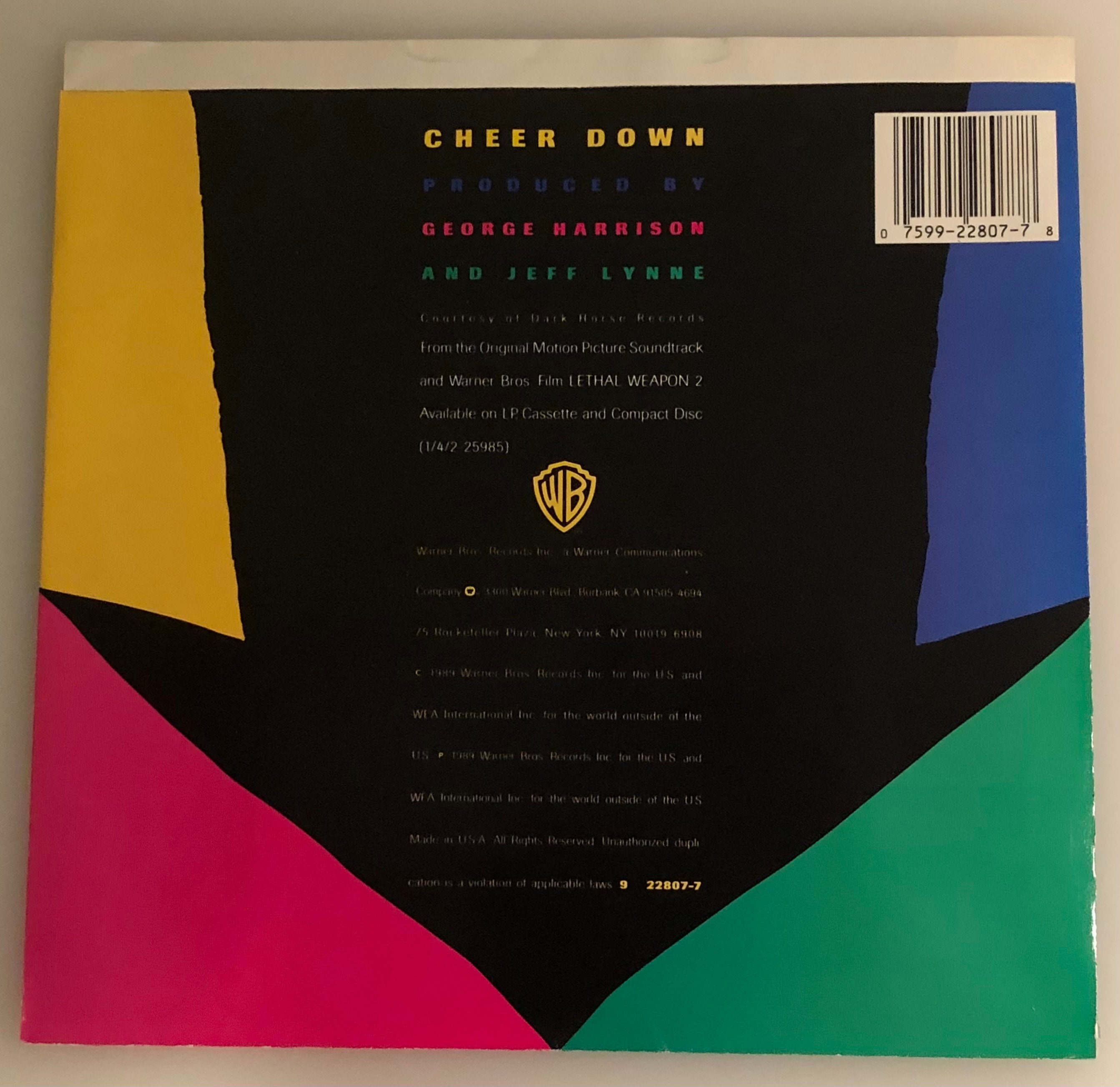 George Harrison / Cheer Down / 1989 WB 45 W/ Picture Sleeve / Mint