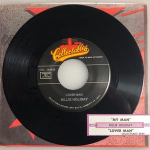 Billie Holiday / Lover Man & My Man /  45rpm / NM