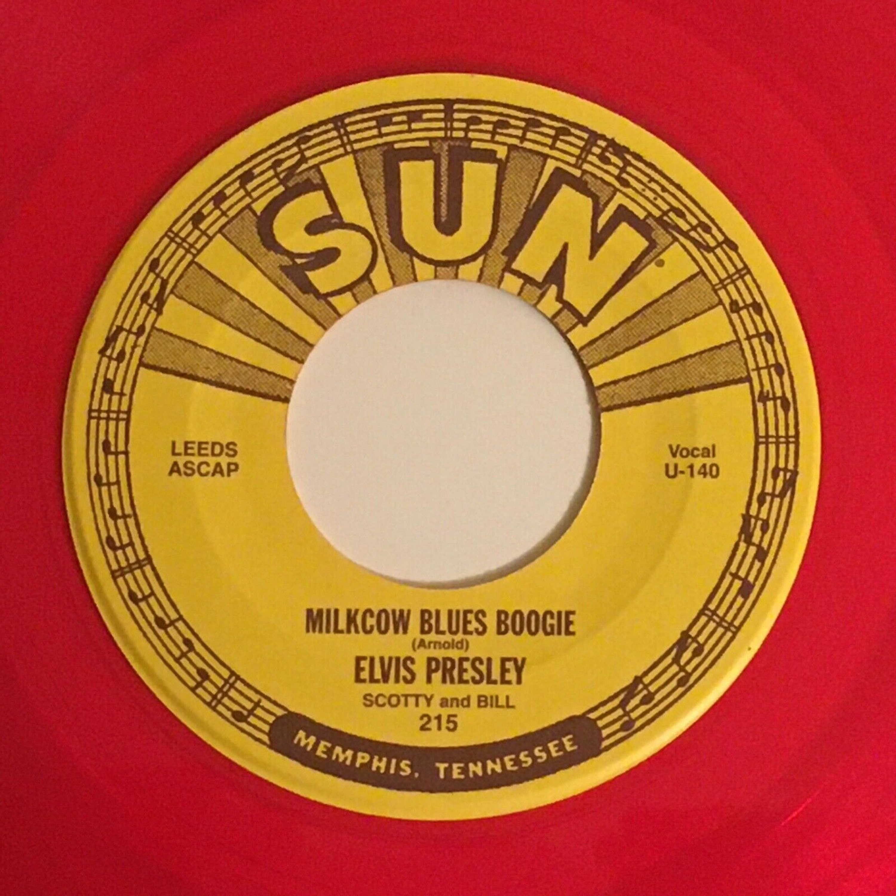 Elvis Presley / Milkcow Blues Boogie / SUN Vinyl 45 With - Etsy Ireland