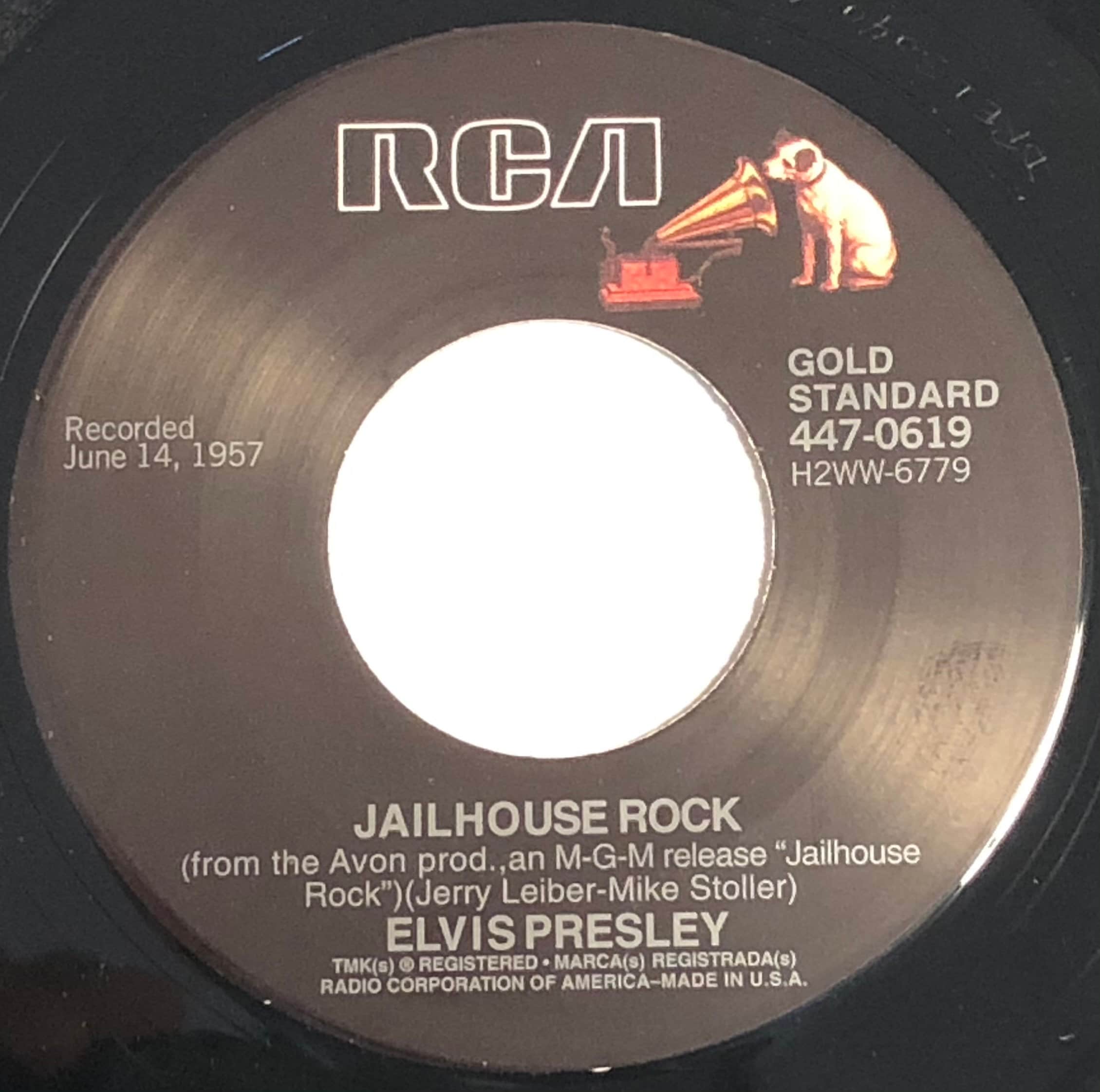 エルビス・プレスリー JAILHOUSE ROCK 45回転レコード