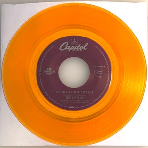 The Beatles / Got To Get You Into My Life & Helter Skelter / Gold Vinyl 45 / NM+