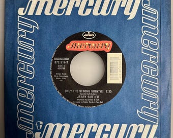 Jerry Butler / Only The Strong Survive / 45rpm covered by Bruce Springsteen / NM+