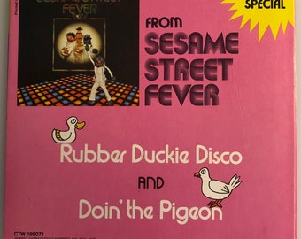 Sesame Street Fever 45rpm Vinyl: Rubber Duckie Disco, 1978 CTW - Etsy